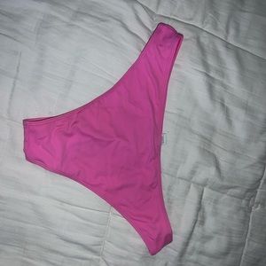 Pink bikini bottom